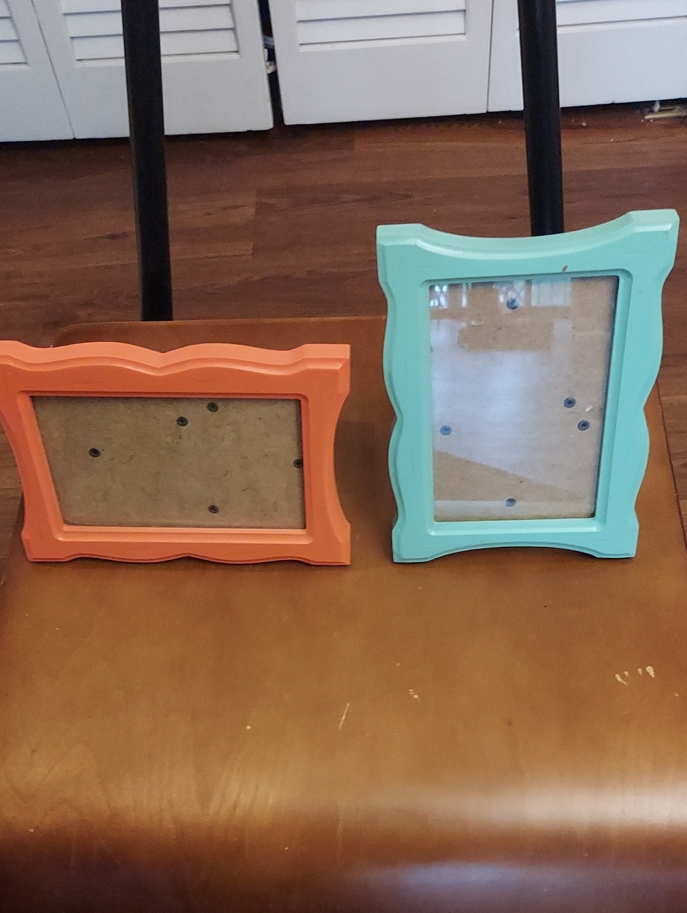 Turquoise and Coral Decorative Photo Frames - Home Accents